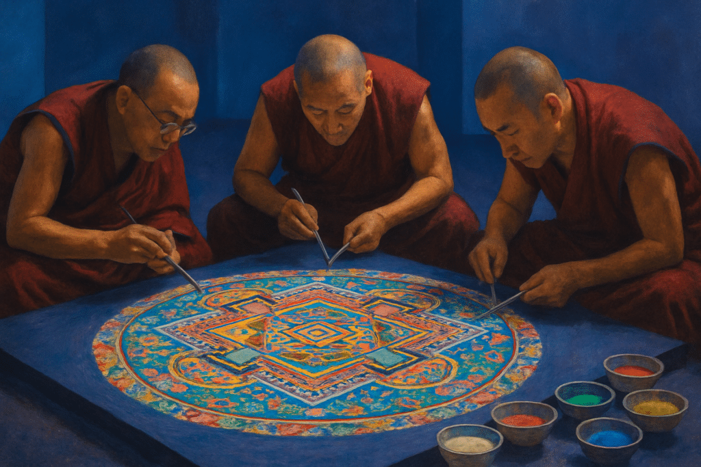 Buddhalainen mandala ja katoavaisuuden opetus modernissa kaupunkiympäristössä