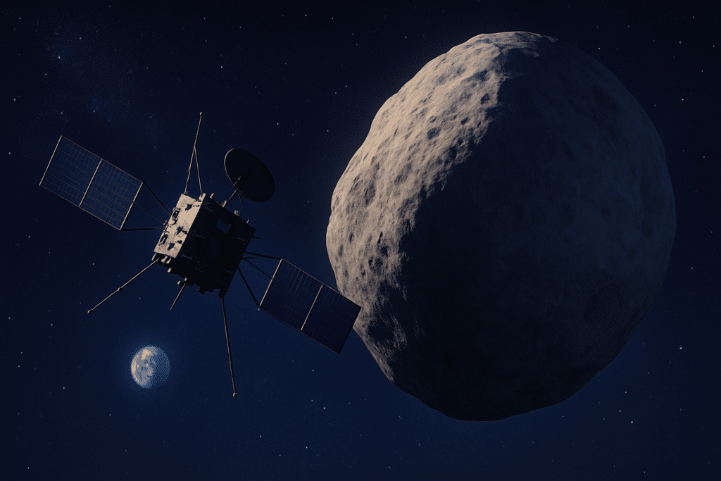 Japanin avaruusluotain teki lähimmän koskaan tehdyn asteroidilennon
