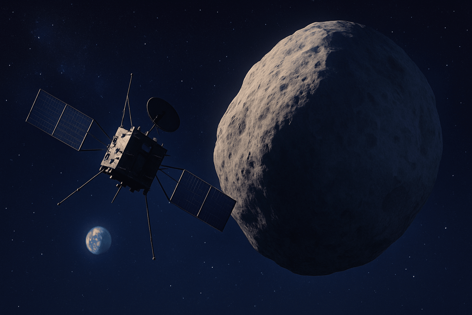 Japanin avaruusluotain teki lähimmän koskaan tehdyn asteroidilennon