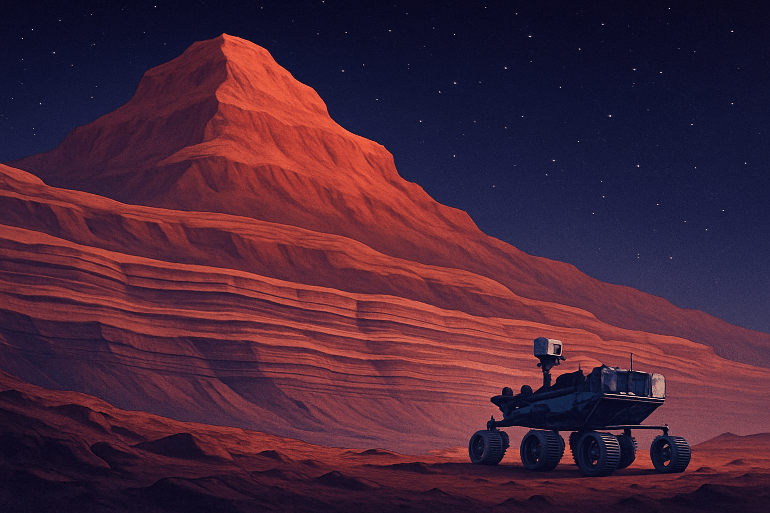 Curiosity tutkii Marsin geologista historiaa: merkittävä kerrostumien katkos Mount Sharpilla