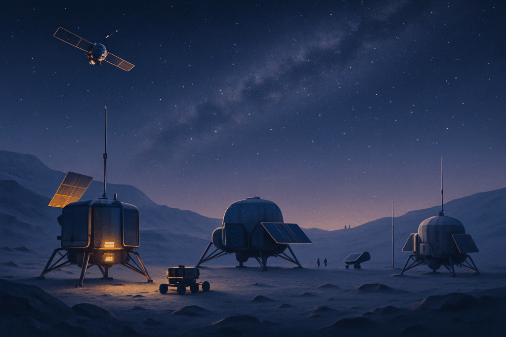 NASA päivittää Moon Base -suunnitelman etenemistä: kaupalliset kuulaskeutujat tukevat perustavaa laatua olevaa infrastruktuuria