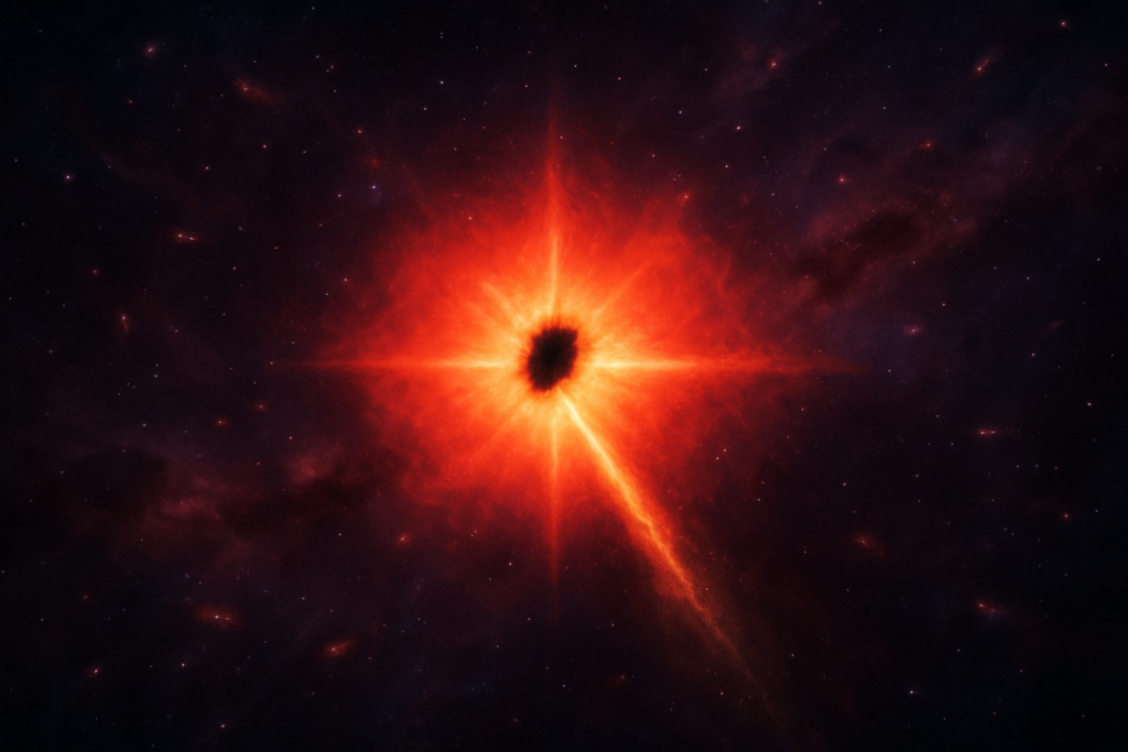 JWST havaitsi ’mustan aukon tähdeksi’ kutsutun kohteen varhaisesta maailmankaikkeudesta